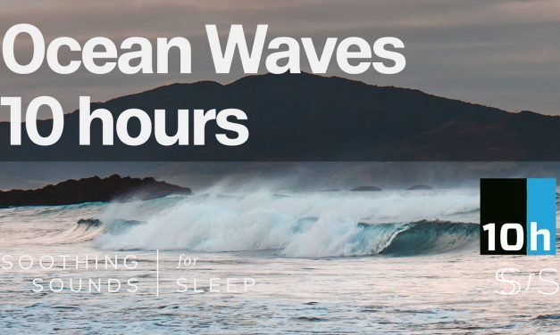 Ocean Waves | 10 hours | Black Screen | Relax | Sleep | Soothing Sounds
