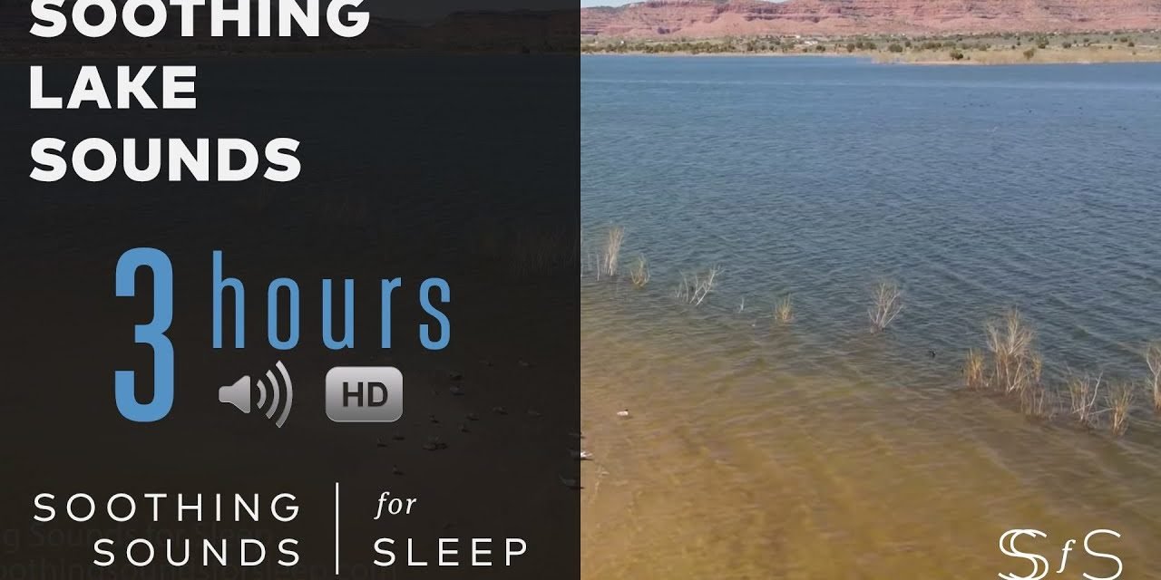 Soothing Lake Sounds for 3 Hours with 4k Video