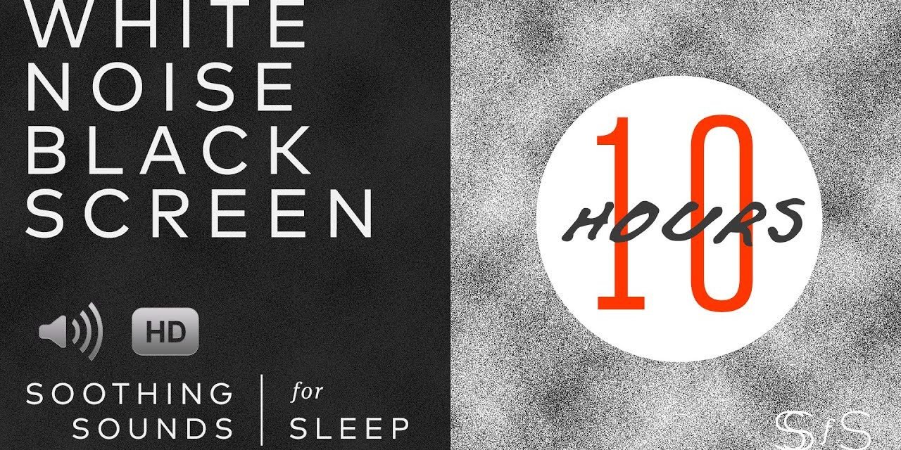 White Noise | Black Screen | 10 Hours | Soothing Sounds for Sleep