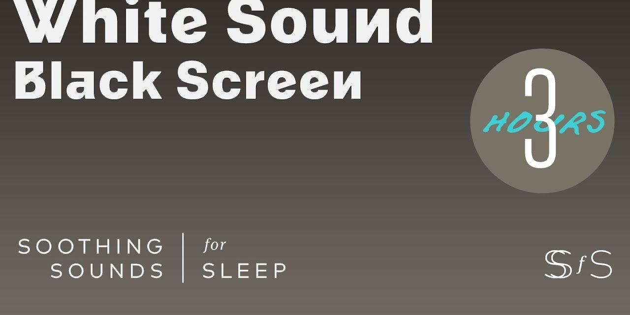 White Noise | Black Screen | 3 Hours | Relax | Soothing Sounds for Sleep