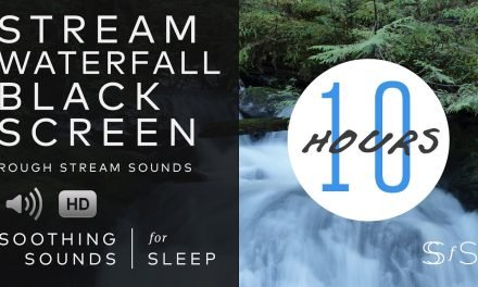 10 Hours Stream Waterfall Sounds | Black Screen | Soothing Sounds for Sleep