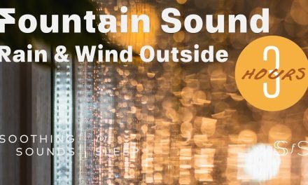 Fountain Sound /Wind /Rain | Black Screen | 3 Hours | Relax | Soothing Sounds for Sleep