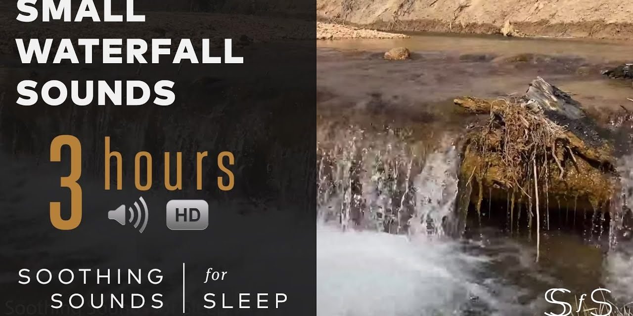 Small Waterfall Sounds – 3 Hours – 4k Video