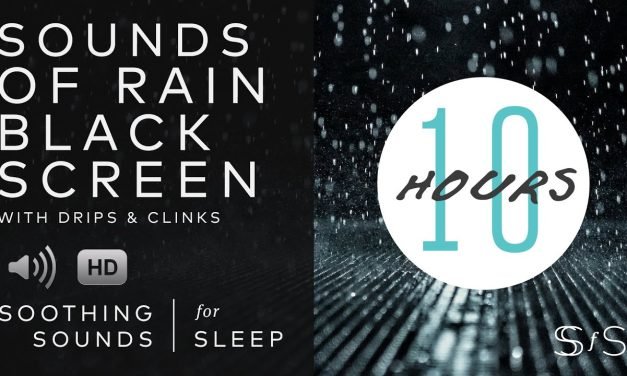 Sounds of Rain | Black Screen | 10 Hours | Soothing Sounds for Sleep