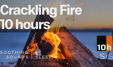 Crackling Fire Sounds | 10 hours | Black Screen | Soothing Sounds for Sleep