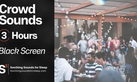 Crowd Ambience with light White Noise Sound for 3 Hours for Distraction, Background Noise, Sleep